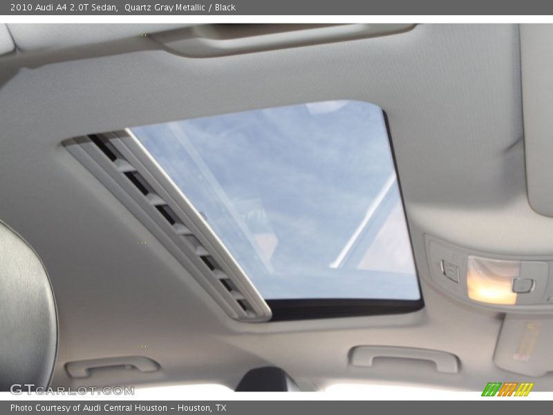 Quartz Gray Metallic / Black 2010 Audi A4 2.0T Sedan