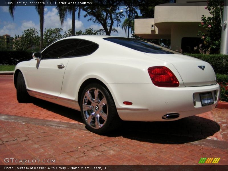 Glacier White / Saffron 2009 Bentley Continental GT