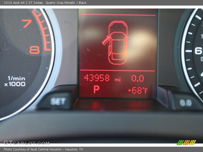Quartz Gray Metallic / Black 2010 Audi A4 2.0T Sedan