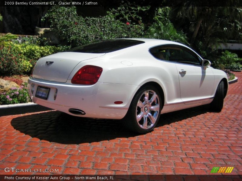 Glacier White / Saffron 2009 Bentley Continental GT