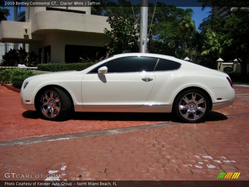 Glacier White / Saffron 2009 Bentley Continental GT