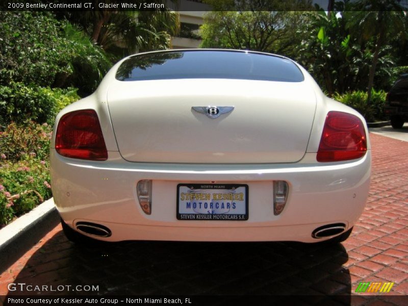 Glacier White / Saffron 2009 Bentley Continental GT