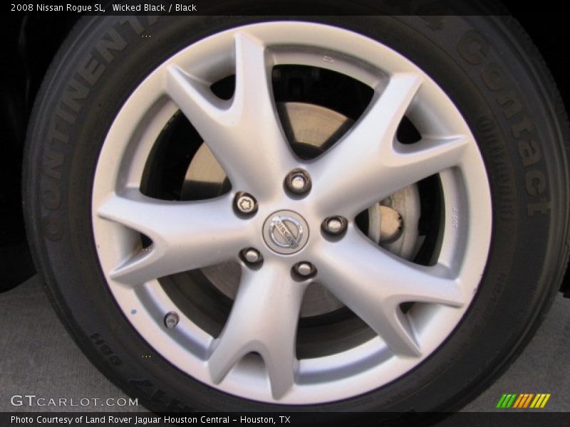 Wicked Black / Black 2008 Nissan Rogue SL
