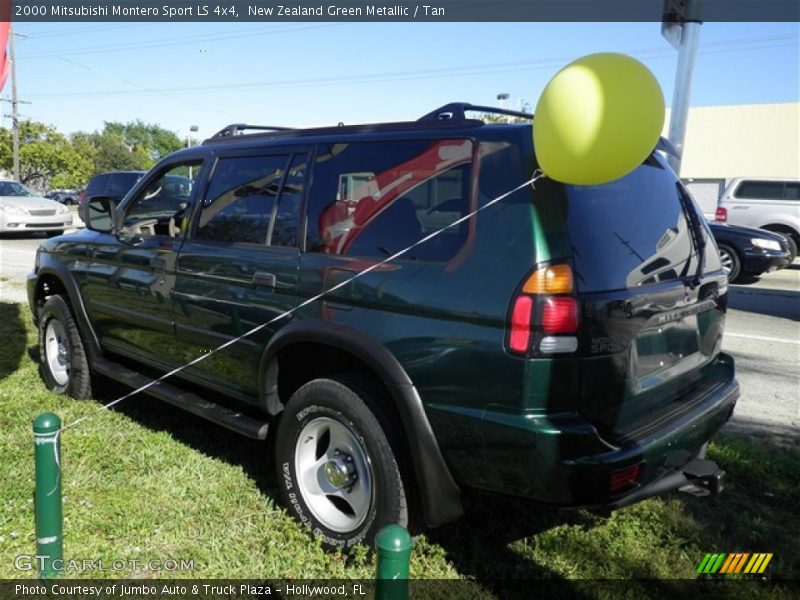 New Zealand Green Metallic / Tan 2000 Mitsubishi Montero Sport LS 4x4