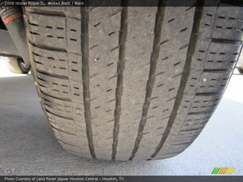 Wicked Black / Black 2008 Nissan Rogue SL