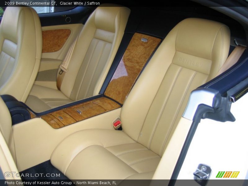 Rear Seat of 2009 Continental GT 