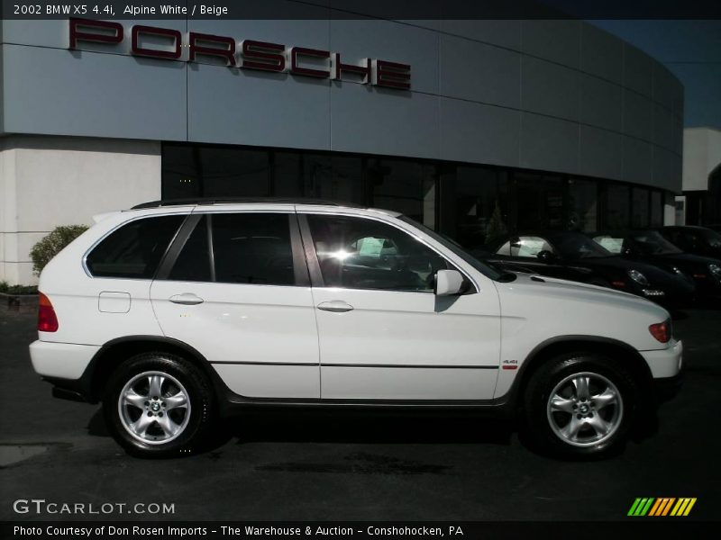 Alpine White / Beige 2002 BMW X5 4.4i