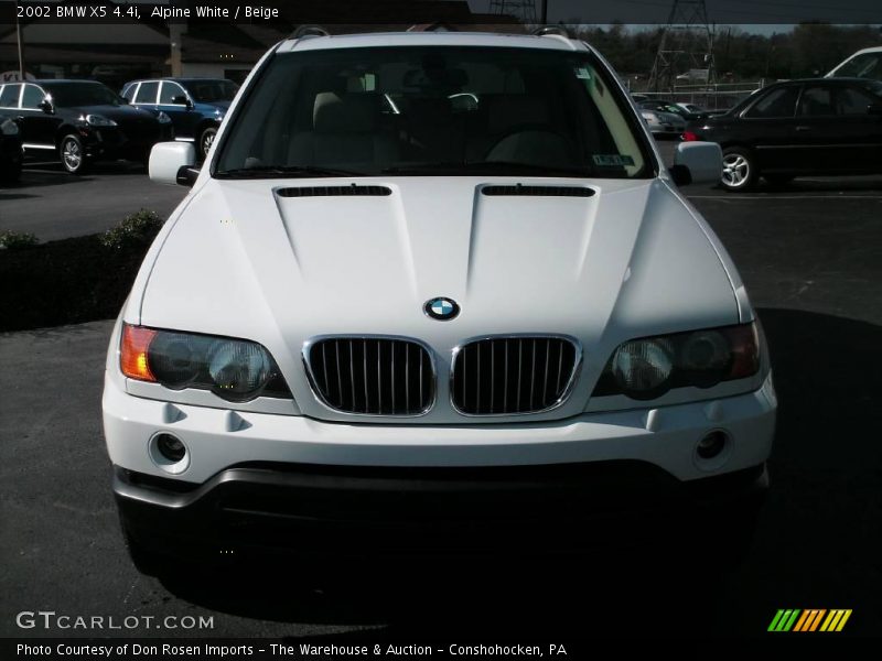 Alpine White / Beige 2002 BMW X5 4.4i