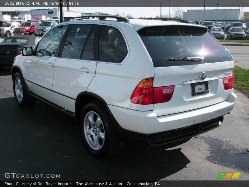 Alpine White / Beige 2002 BMW X5 4.4i