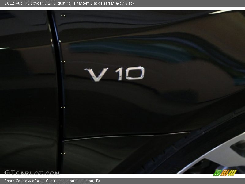 Phantom Black Pearl Effect / Black 2012 Audi R8 Spyder 5.2 FSI quattro