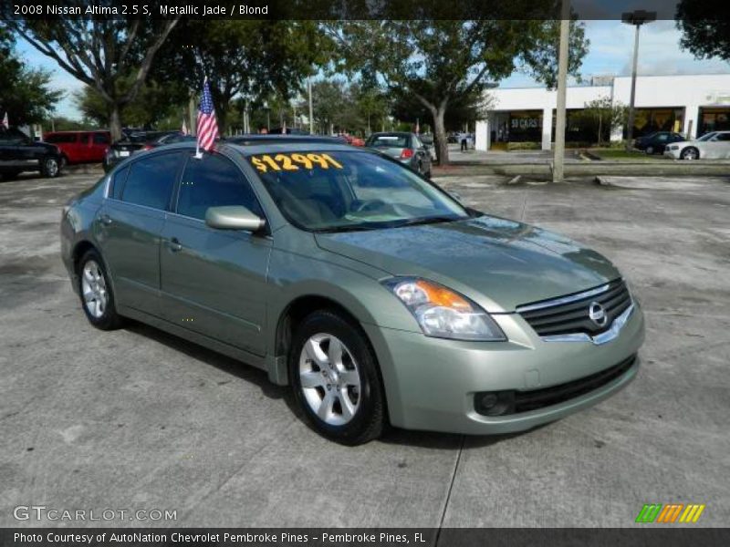 Metallic Jade / Blond 2008 Nissan Altima 2.5 S