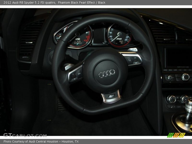 Phantom Black Pearl Effect / Black 2012 Audi R8 Spyder 5.2 FSI quattro