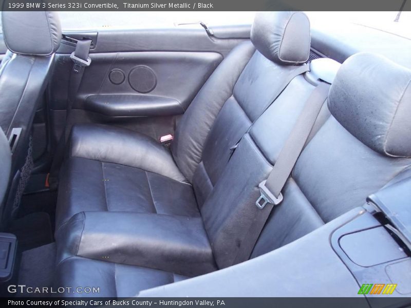 Titanium Silver Metallic / Black 1999 BMW 3 Series 323i Convertible