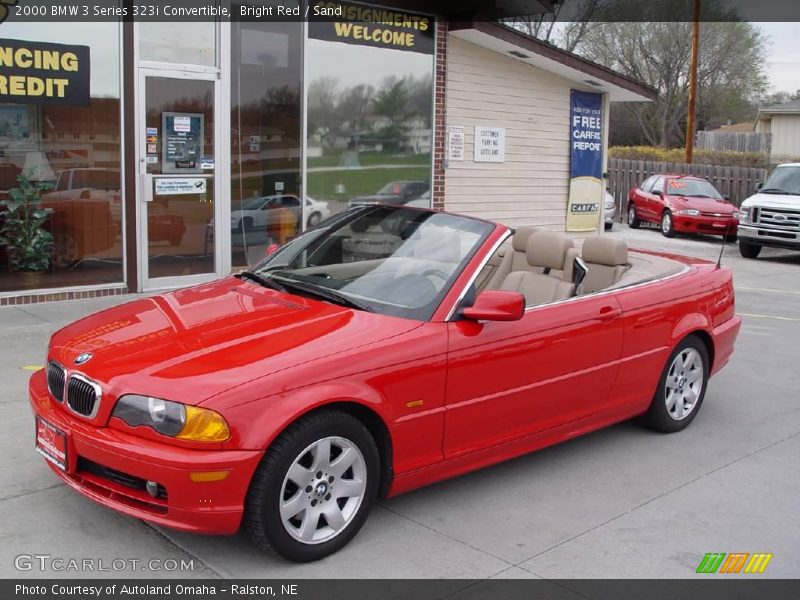Bright Red / Sand 2000 BMW 3 Series 323i Convertible