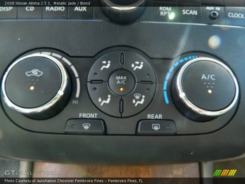 Metallic Jade / Blond 2008 Nissan Altima 2.5 S