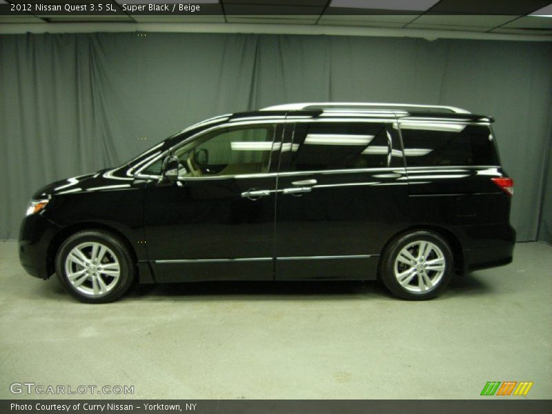 Super Black / Beige 2012 Nissan Quest 3.5 SL