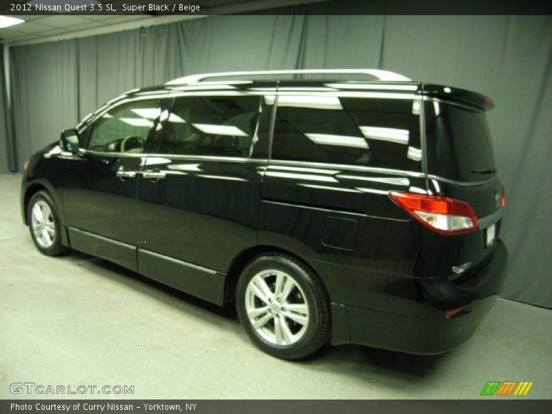 Super Black / Beige 2012 Nissan Quest 3.5 SL