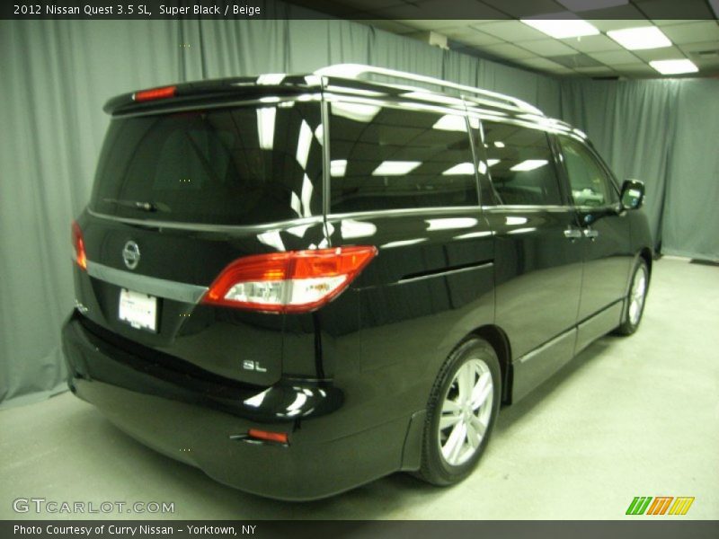 Super Black / Beige 2012 Nissan Quest 3.5 SL