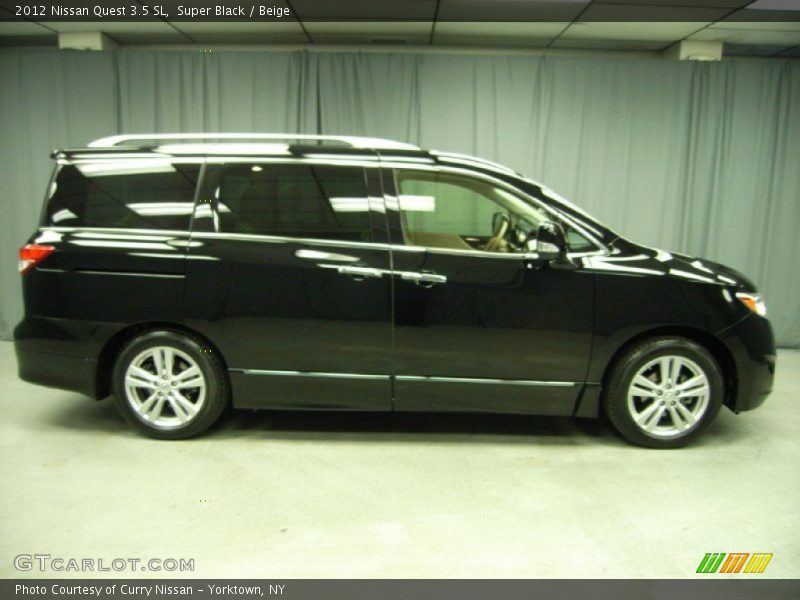 Super Black / Beige 2012 Nissan Quest 3.5 SL