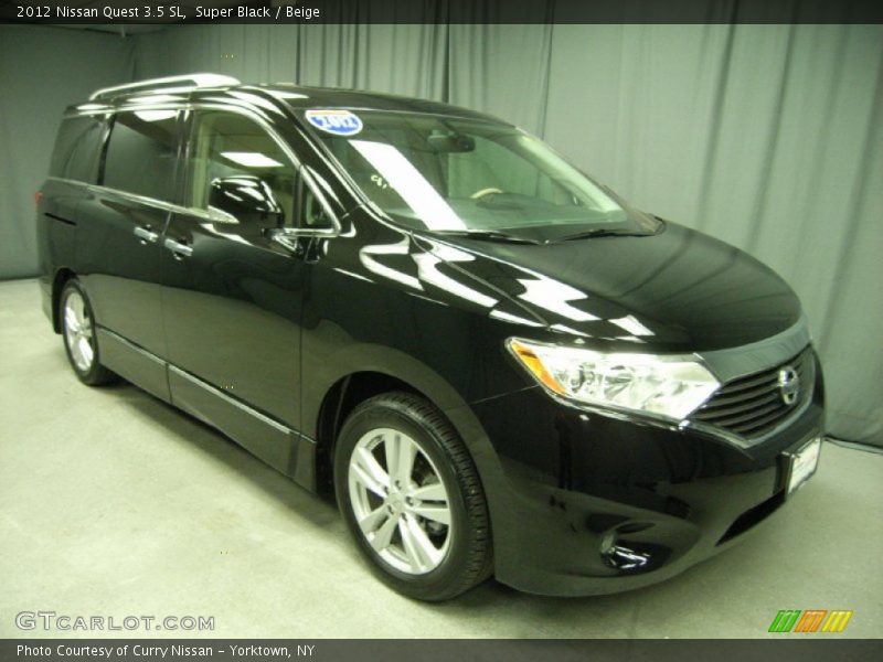 Super Black / Beige 2012 Nissan Quest 3.5 SL