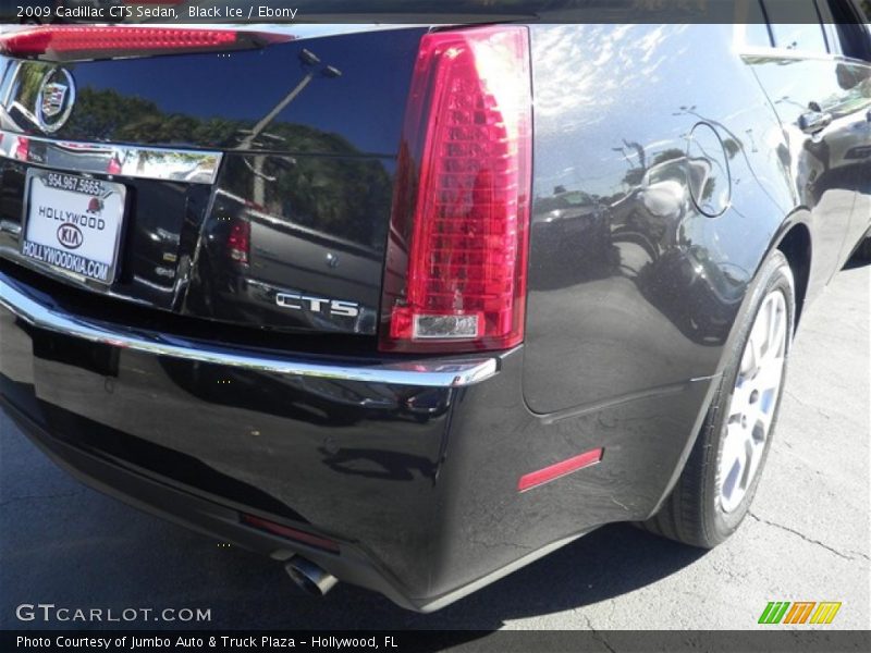 Black Ice / Ebony 2009 Cadillac CTS Sedan