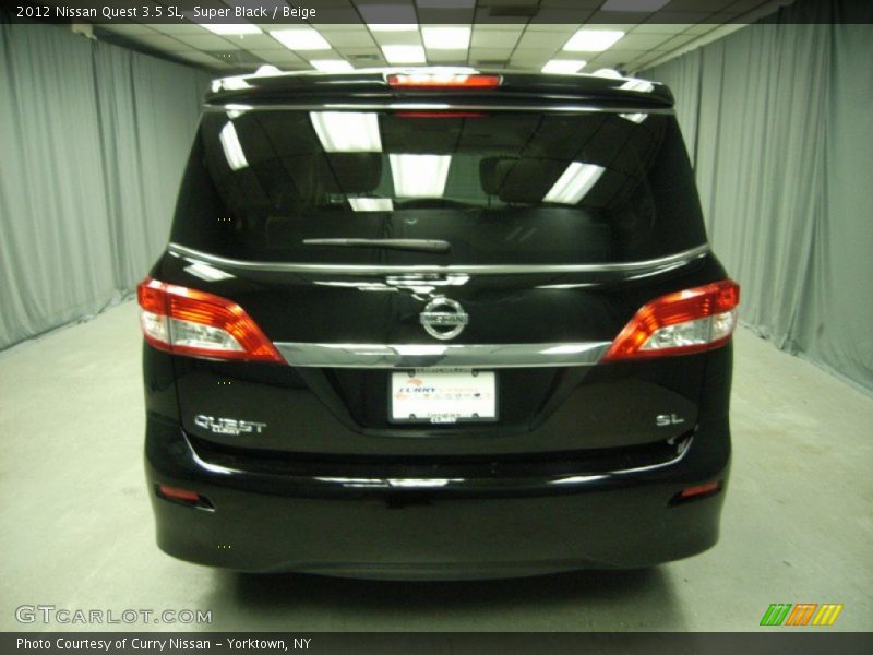 Super Black / Beige 2012 Nissan Quest 3.5 SL