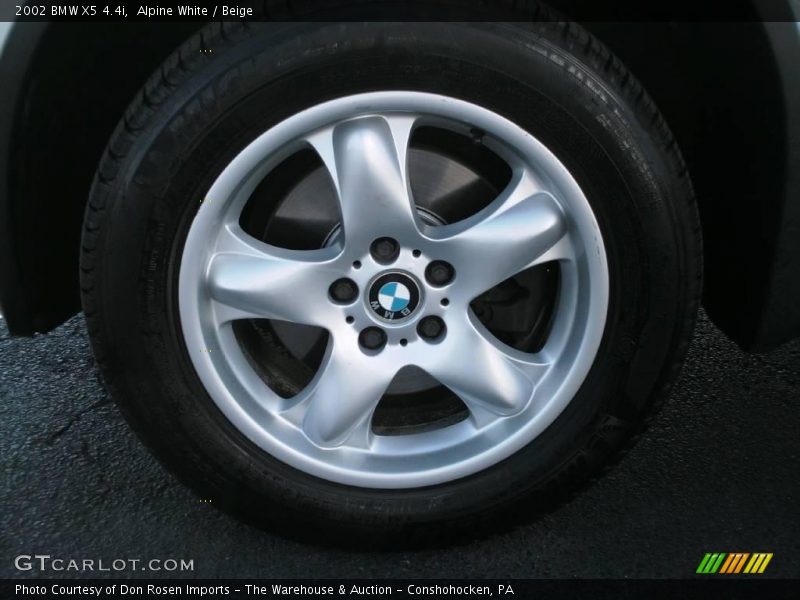 Alpine White / Beige 2002 BMW X5 4.4i