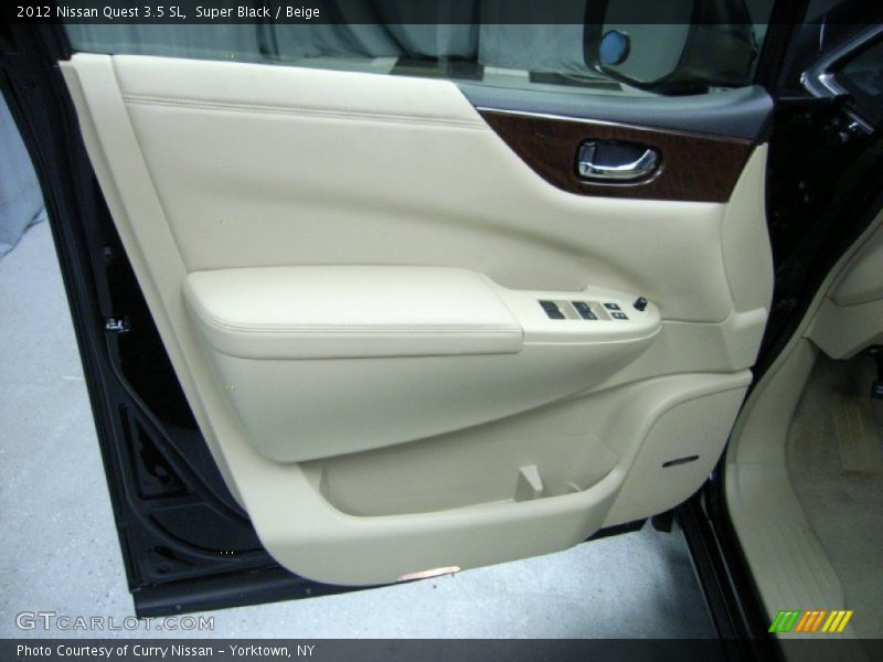 Super Black / Beige 2012 Nissan Quest 3.5 SL