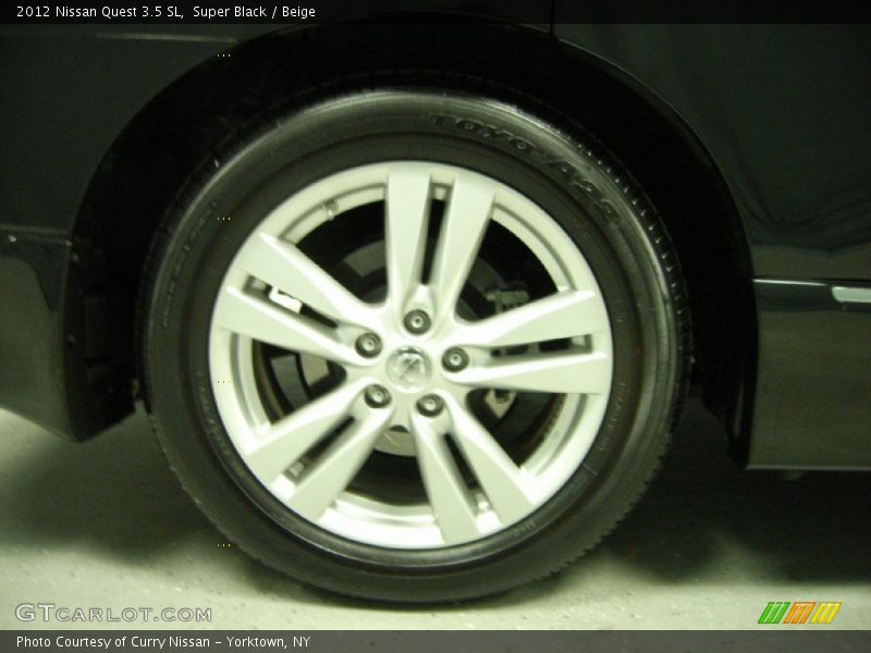Super Black / Beige 2012 Nissan Quest 3.5 SL