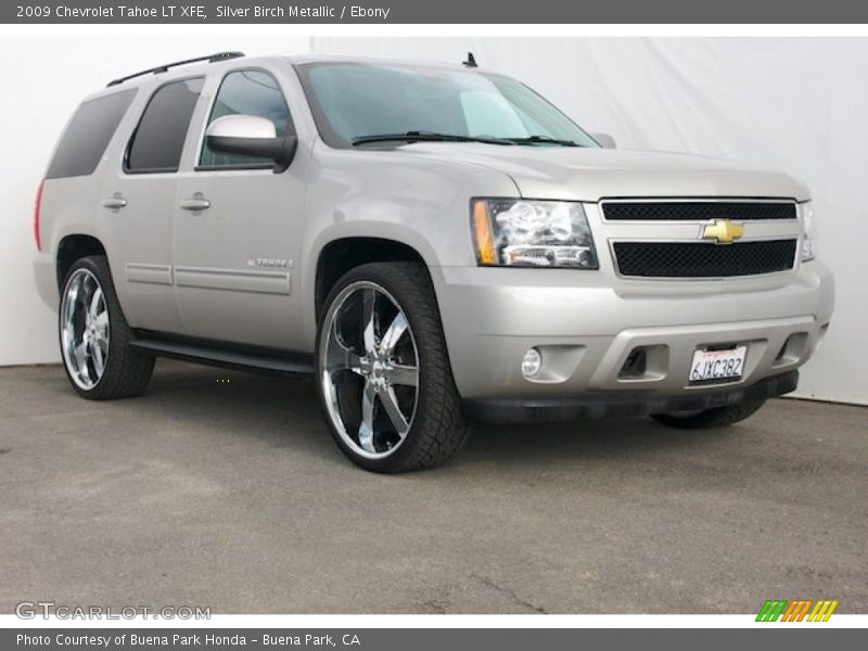 Silver Birch Metallic / Ebony 2009 Chevrolet Tahoe LT XFE