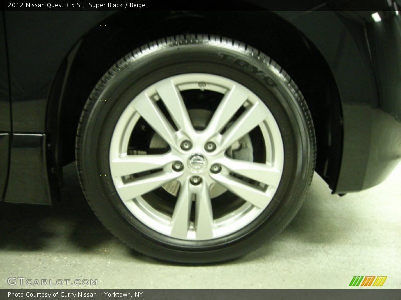 Super Black / Beige 2012 Nissan Quest 3.5 SL