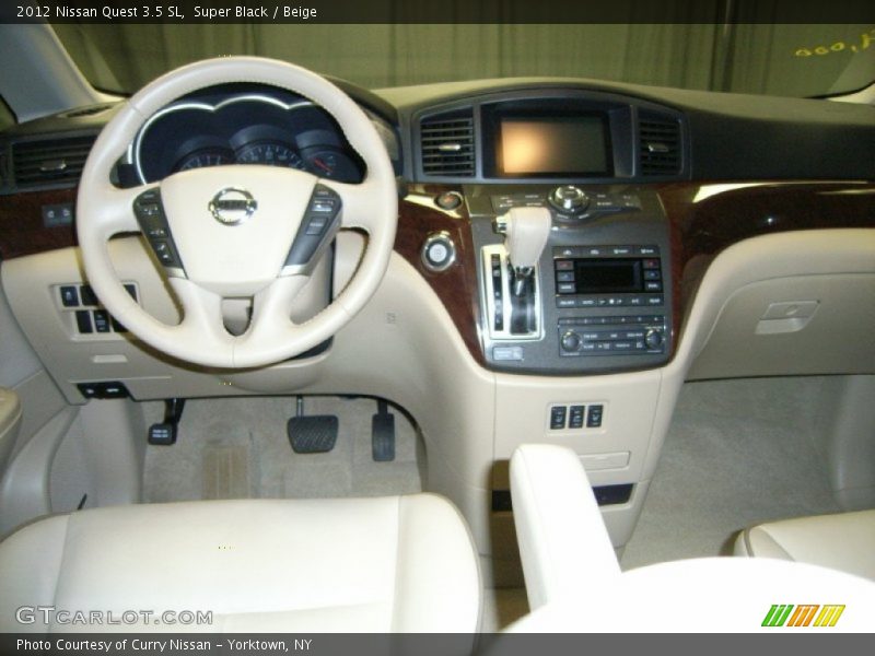 Super Black / Beige 2012 Nissan Quest 3.5 SL