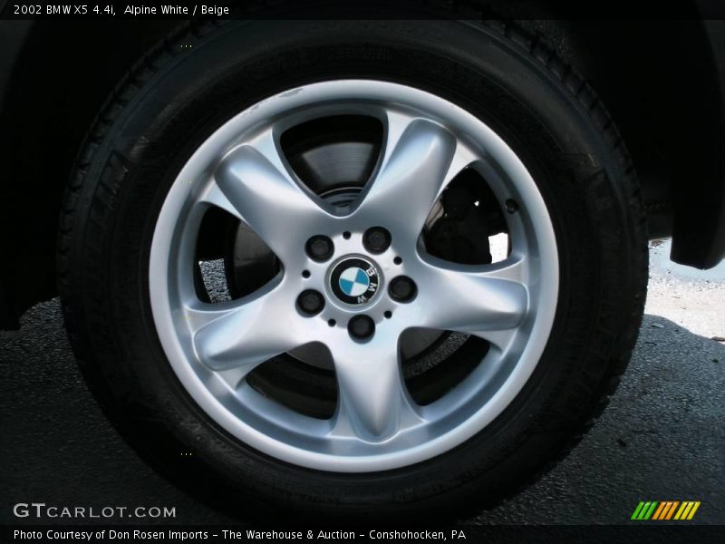 Alpine White / Beige 2002 BMW X5 4.4i