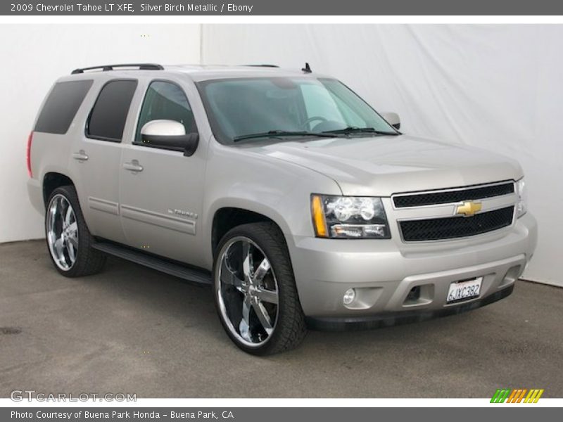 Silver Birch Metallic / Ebony 2009 Chevrolet Tahoe LT XFE