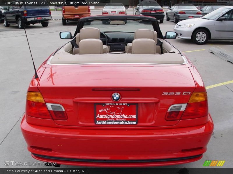 Bright Red / Sand 2000 BMW 3 Series 323i Convertible
