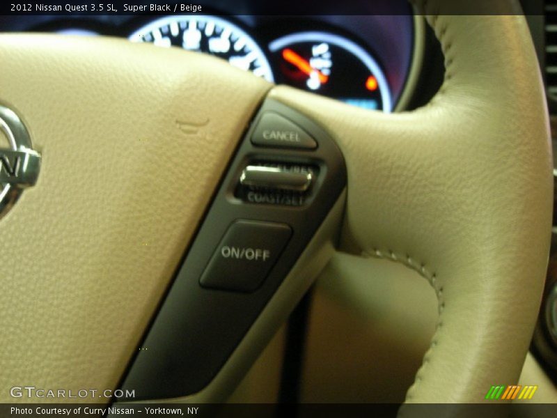 Super Black / Beige 2012 Nissan Quest 3.5 SL