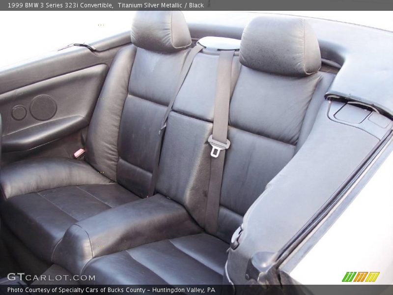Titanium Silver Metallic / Black 1999 BMW 3 Series 323i Convertible