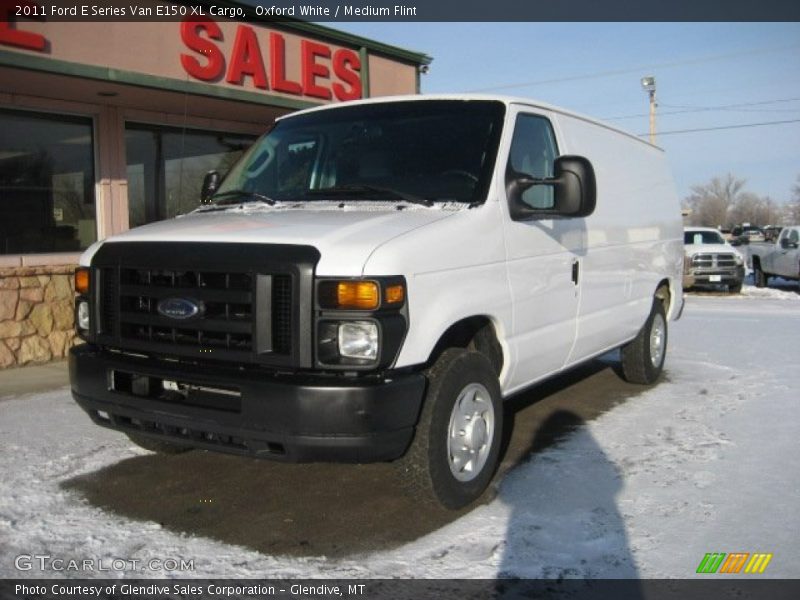 Oxford White / Medium Flint 2011 Ford E Series Van E150 XL Cargo