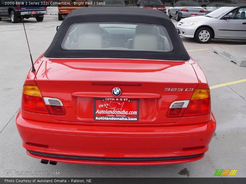 Bright Red / Sand 2000 BMW 3 Series 323i Convertible