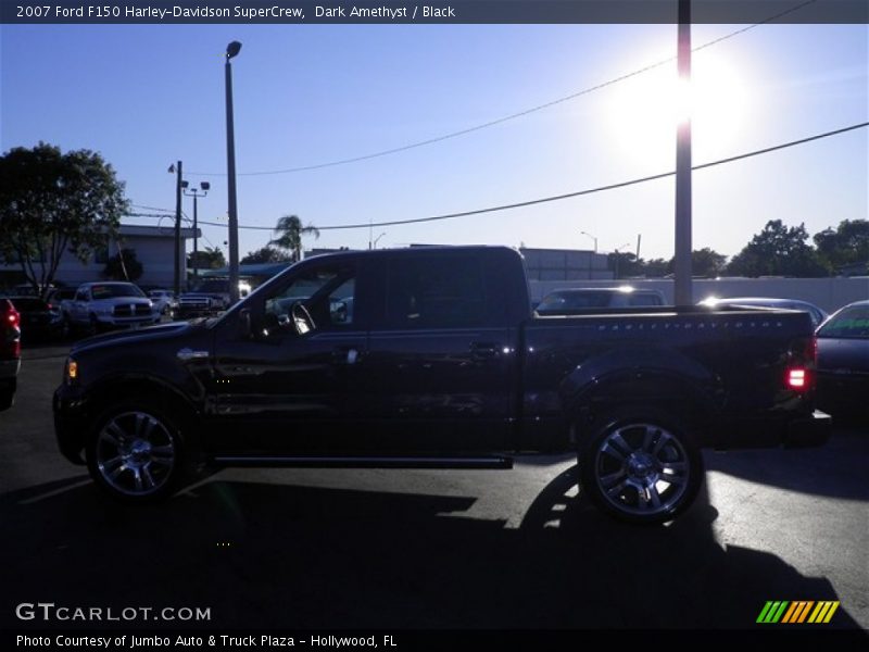 Dark Amethyst / Black 2007 Ford F150 Harley-Davidson SuperCrew