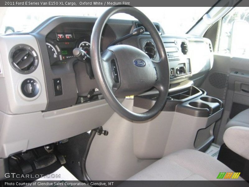 Oxford White / Medium Flint 2011 Ford E Series Van E150 XL Cargo