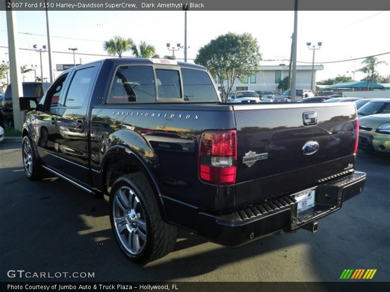 Dark Amethyst / Black 2007 Ford F150 Harley-Davidson SuperCrew