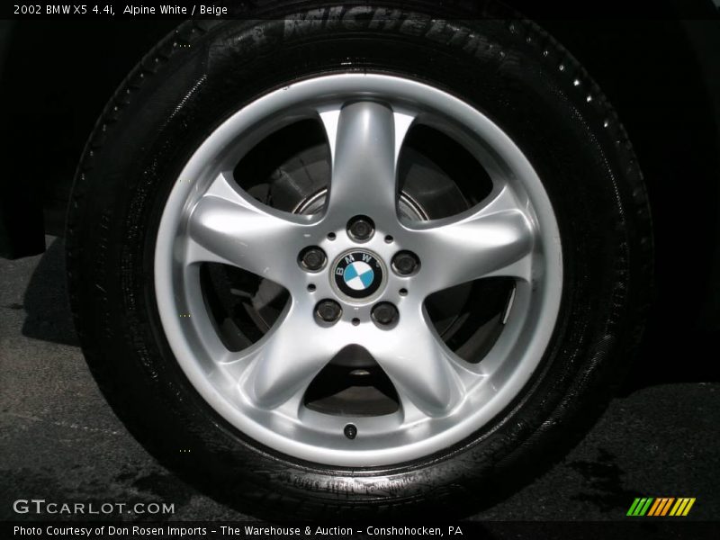 Alpine White / Beige 2002 BMW X5 4.4i