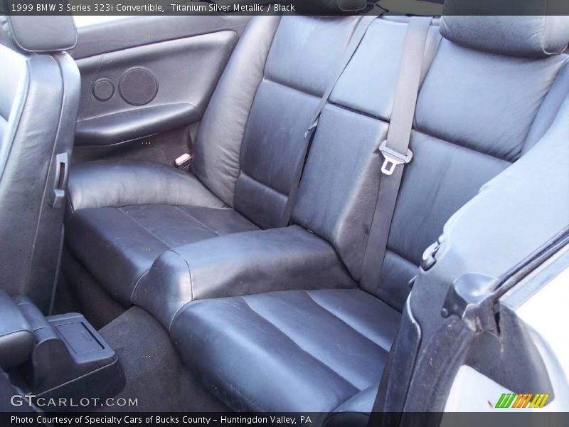 Titanium Silver Metallic / Black 1999 BMW 3 Series 323i Convertible