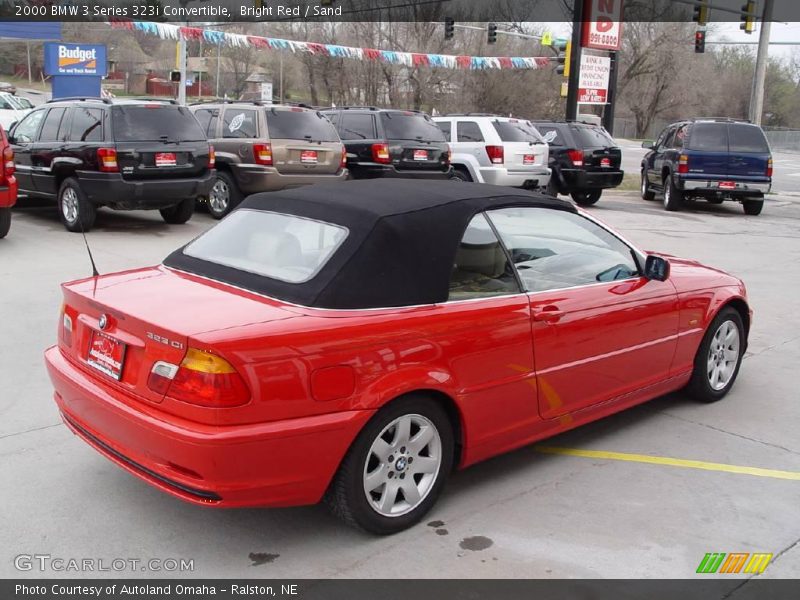 Bright Red / Sand 2000 BMW 3 Series 323i Convertible