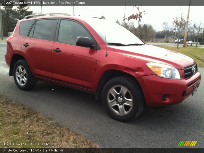 Barcelona Red Pearl / Taupe 2007 Toyota RAV4 4WD