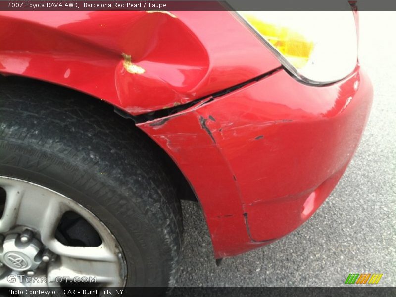 Barcelona Red Pearl / Taupe 2007 Toyota RAV4 4WD