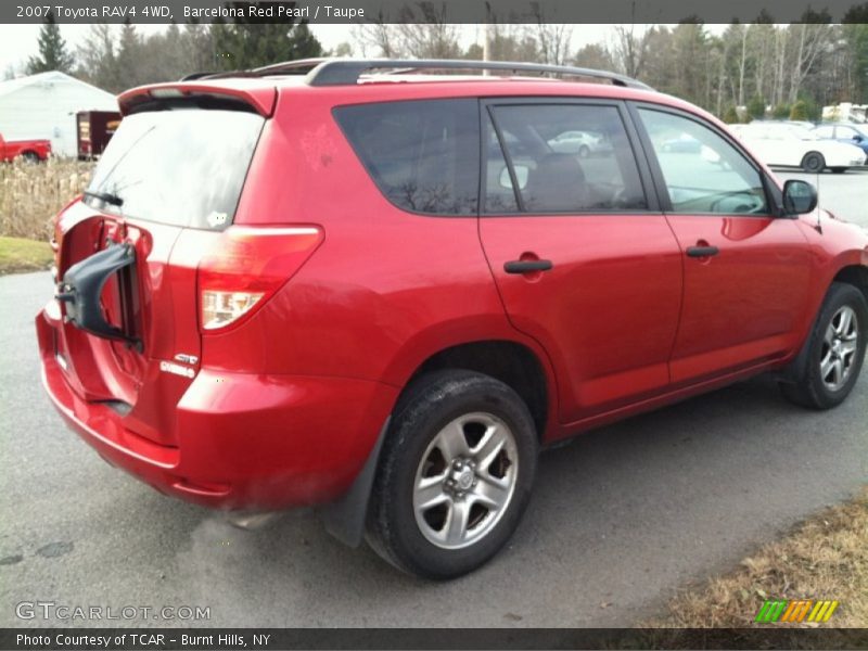Barcelona Red Pearl / Taupe 2007 Toyota RAV4 4WD
