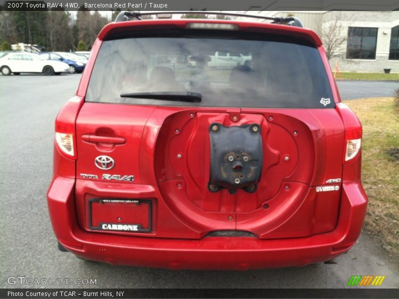 Barcelona Red Pearl / Taupe 2007 Toyota RAV4 4WD