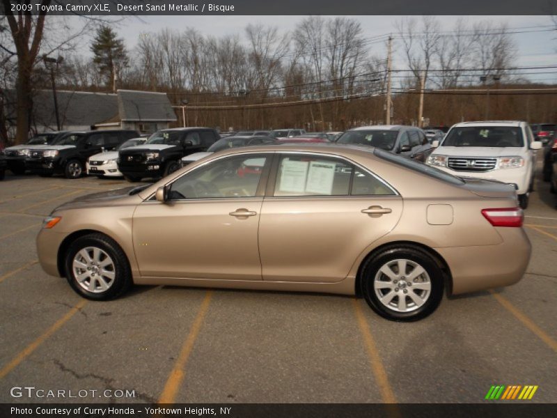 Desert Sand Metallic / Bisque 2009 Toyota Camry XLE